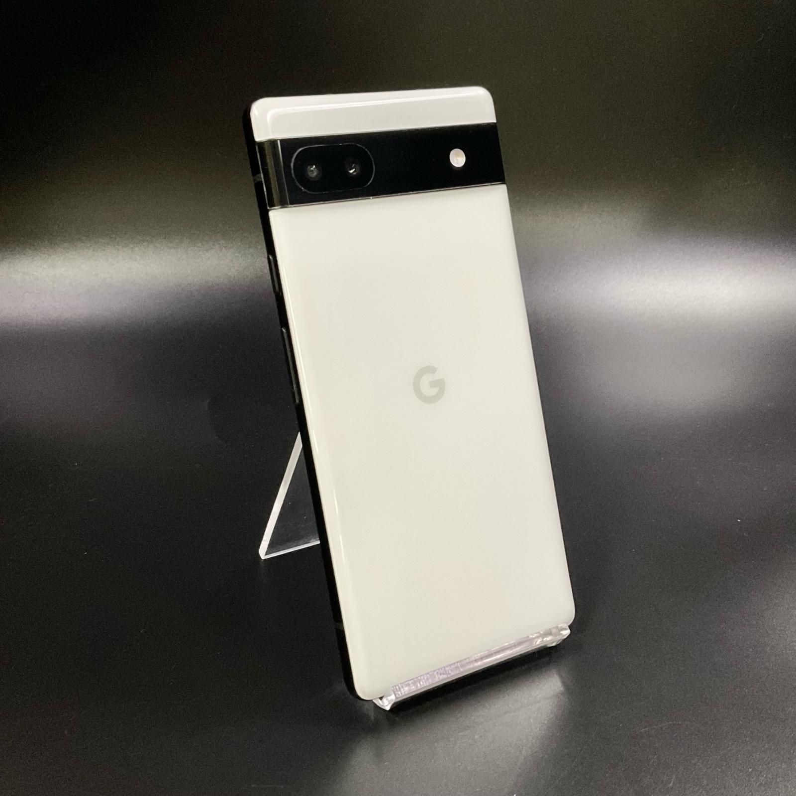 Google Pixel 6a 128GB Chalk au GB17L 白ロム 動作確認済【全額返金