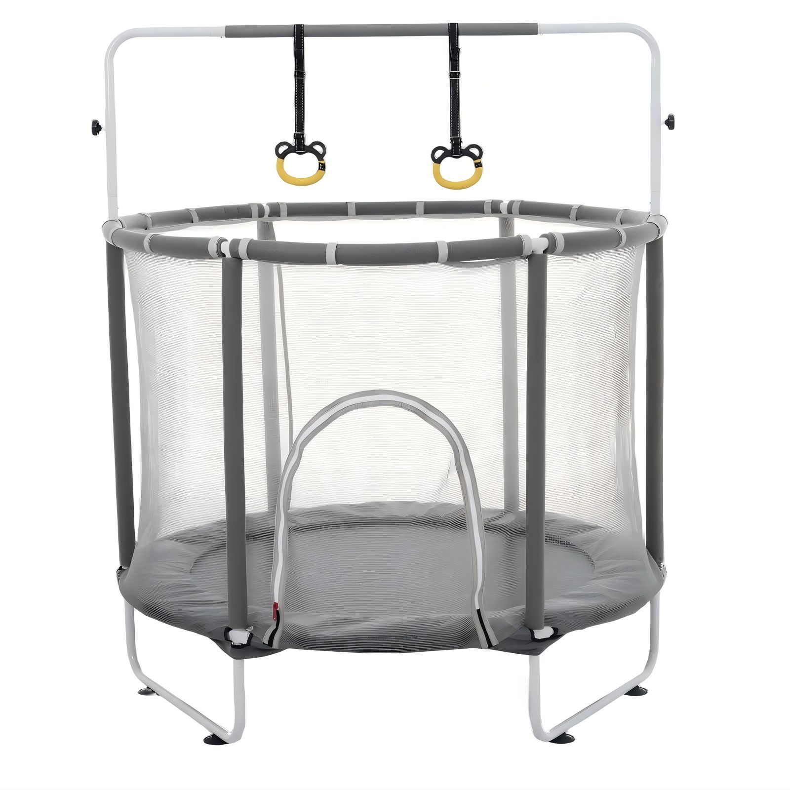 2025新作 鉄棒＆トランポリン 子供用 高さ3段階 ベビーサークル 安全