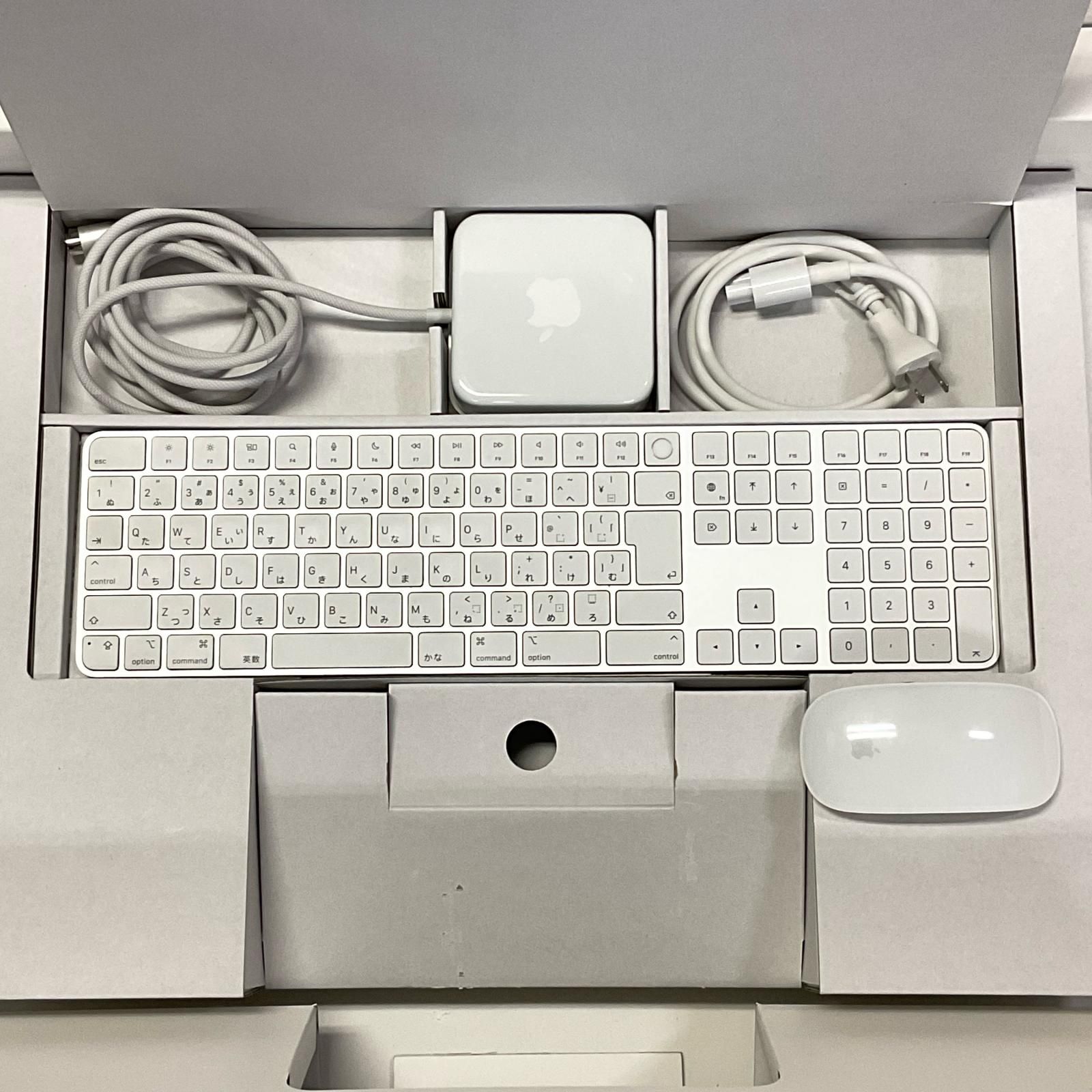 Apple iMac 2021 24インチ M1 8GB 1TB シルバー 動作確認済【全額返金保証】【最速発送】 Apple iMac M1 シルバー inch 2021☆M1