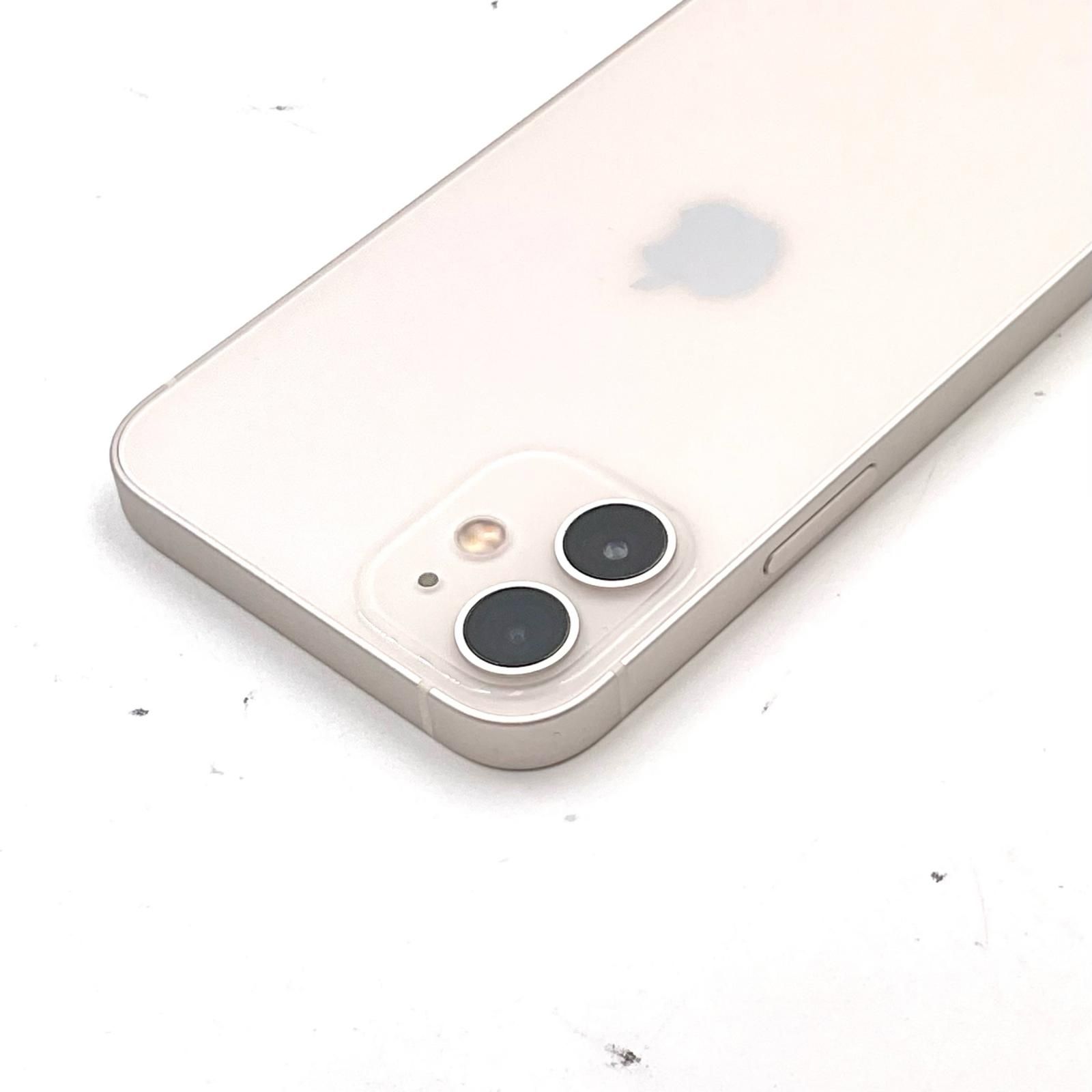 iPhone 12 mini 64GB ホワイト au 白ロム 動作確認済 77%【全額返金