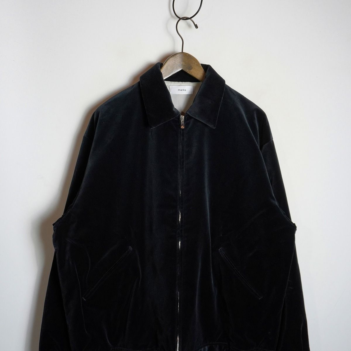 美品 23AW marka マーカ ZIP BLOUSON organic cotton velvet M23C 