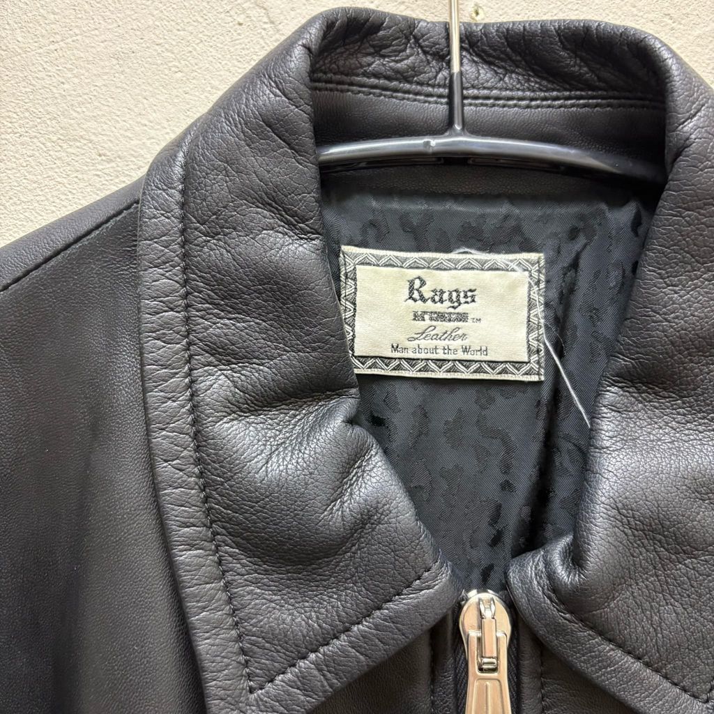 Rags McGREGOR ラグスマックレガー Leather Jacket 211145605 ブラック