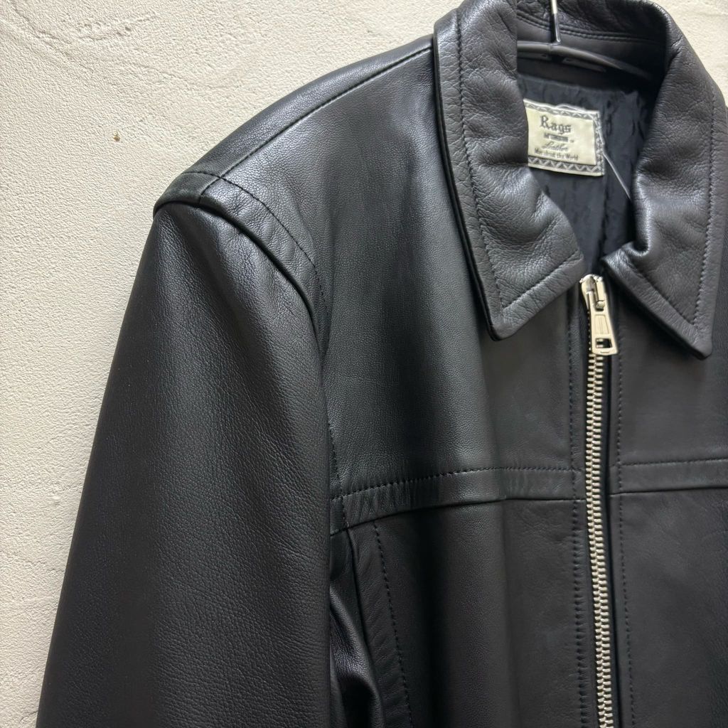 Rags McGREGOR ラグスマックレガー Leather Jacket 211145605 ブラック