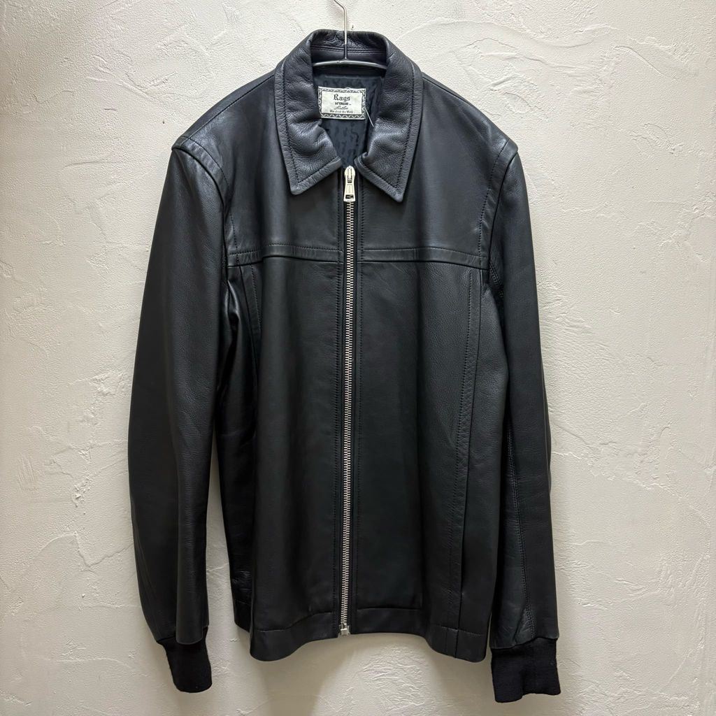 Rags McGREGOR ラグスマックレガー Leather Jacket 211145605 ブラック