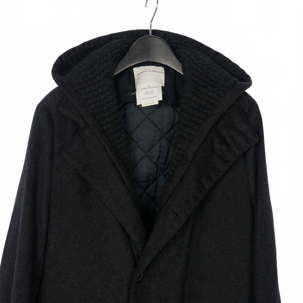 ステファンシュナイダー STEPHAN SCHNEIDER ウールメルトン フーデッド