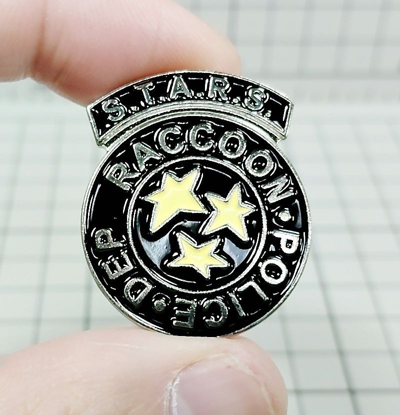 ピンバッジ S.T.A.R.S.:スターズ （バイオハザード） #1】D12-21/SUN