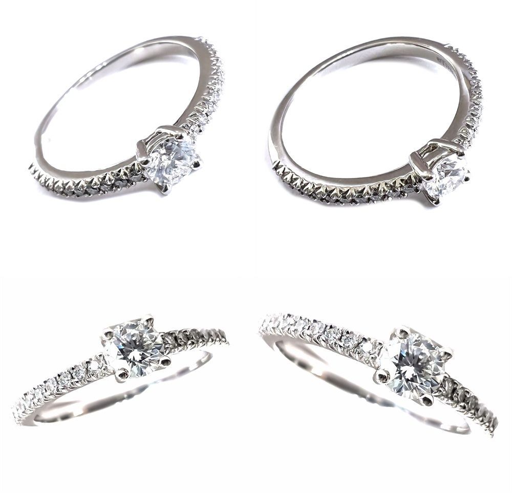 美品 TIFFANY ティファニー ノヴォ プラチナ パヴェ ダイヤ ハーモニー