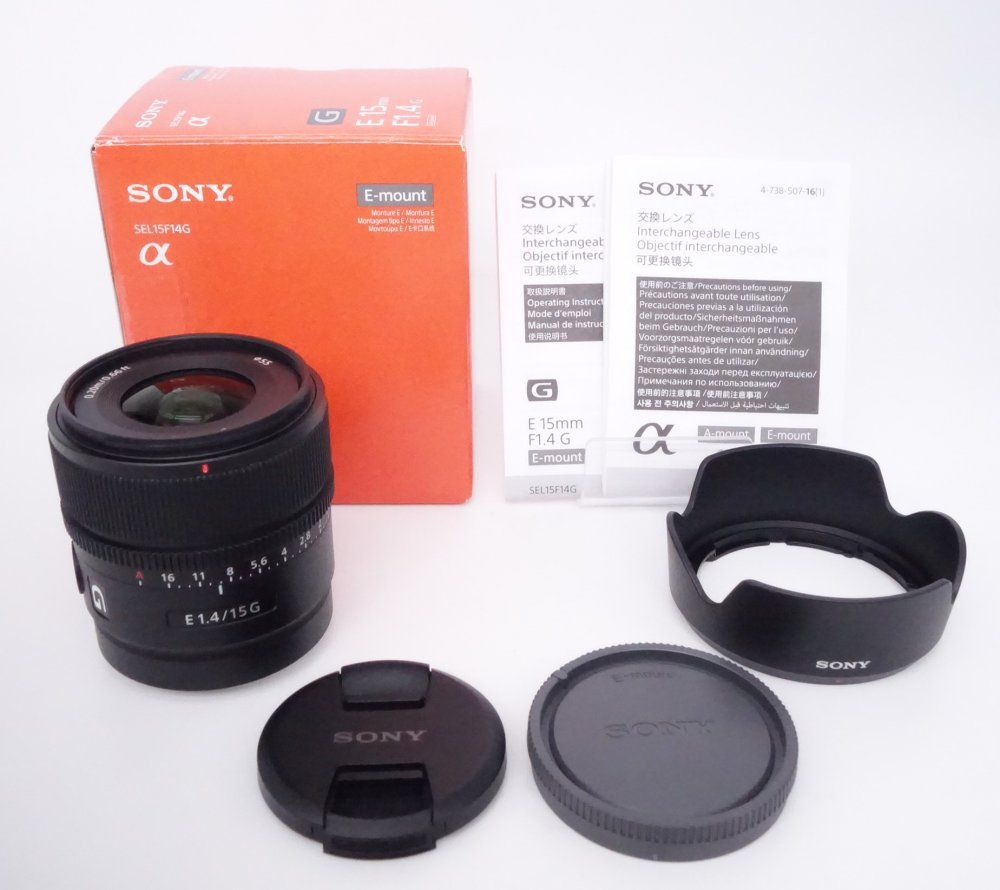 極上品】ソニー SONY 広角単焦点レンズ APS-C E 15mm F1.4 G SEL15F14G