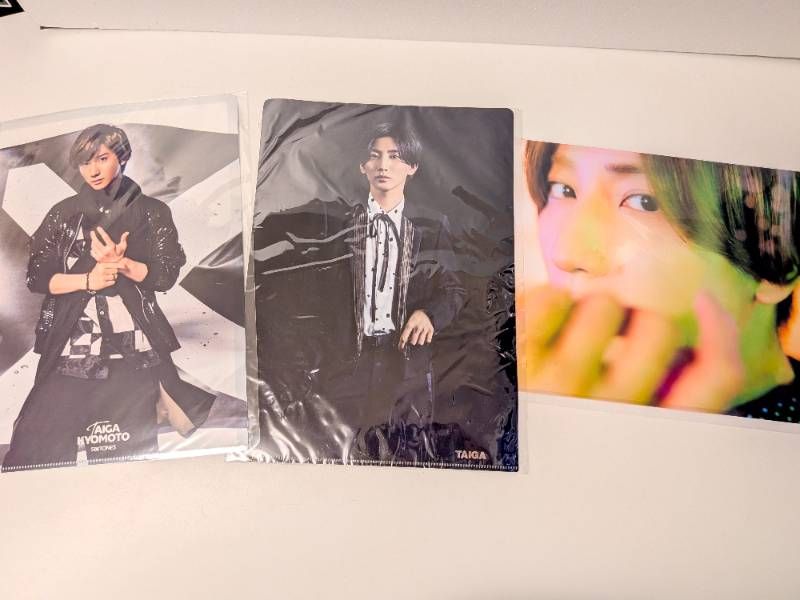 新品未開封 SixTONES 京本大我 クリアファイル 3枚セット Rough xxxxxx