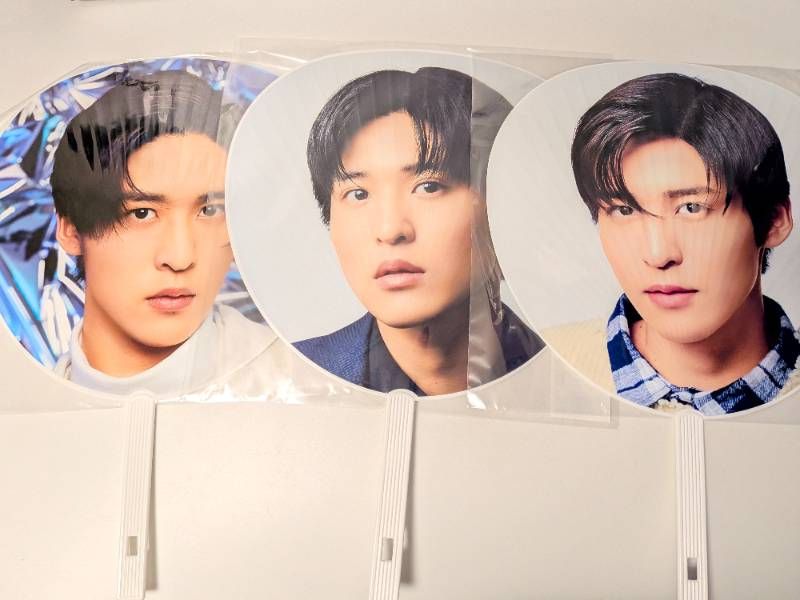 新品未開封 Snow Man 目黒蓮 ジャンボうちわ 3点セット ASIA TOUR 2D