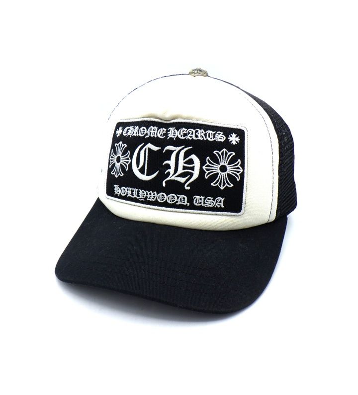Chrome Hearts メッセージ刺繍 トラッカーキャップ クロムハーツ CHROME HEARTS 【 CH TRUCKER CAP 】 CH 刺繍 ワッペン