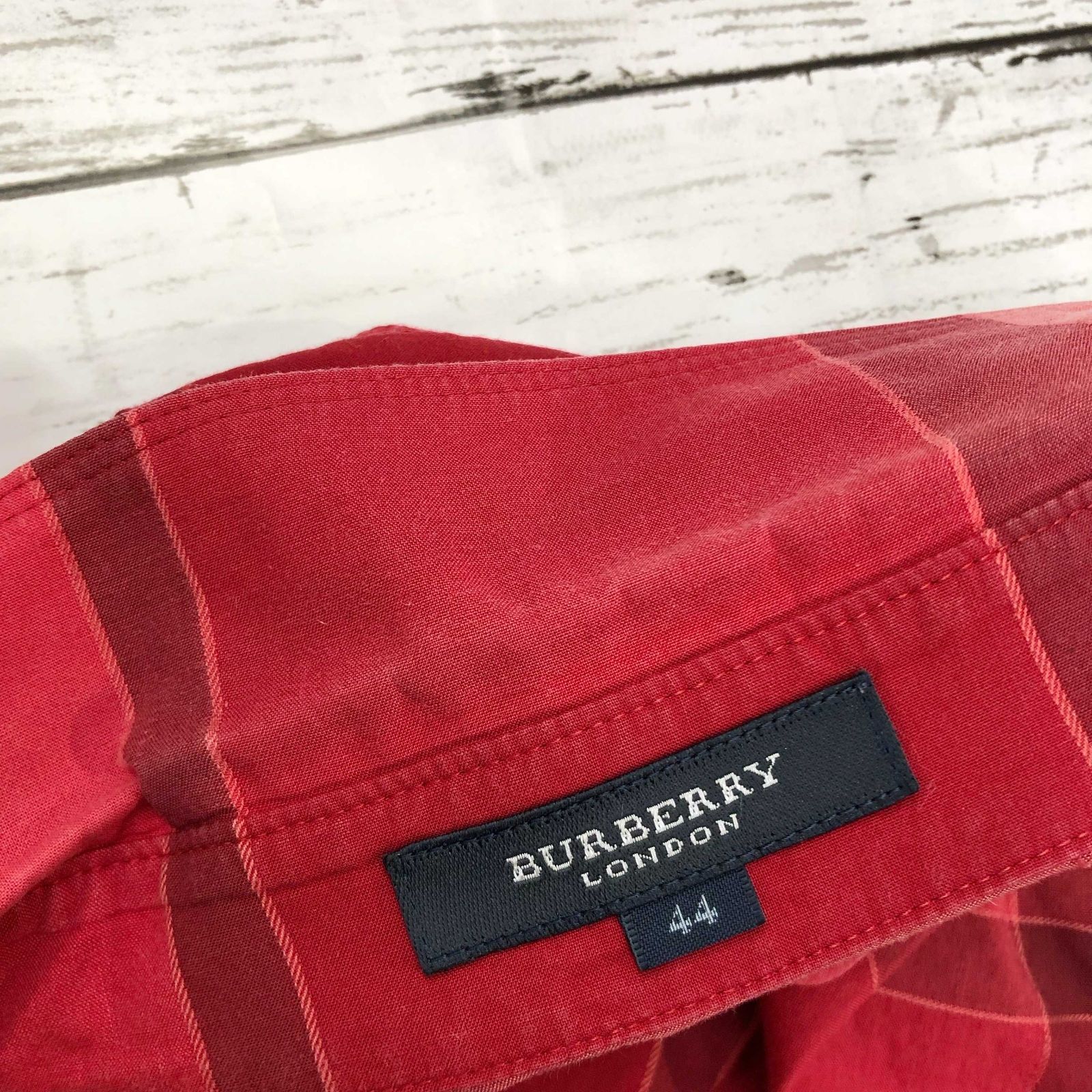 BURBERRY LONDON バーバリー ノバチェック シャツ 44 