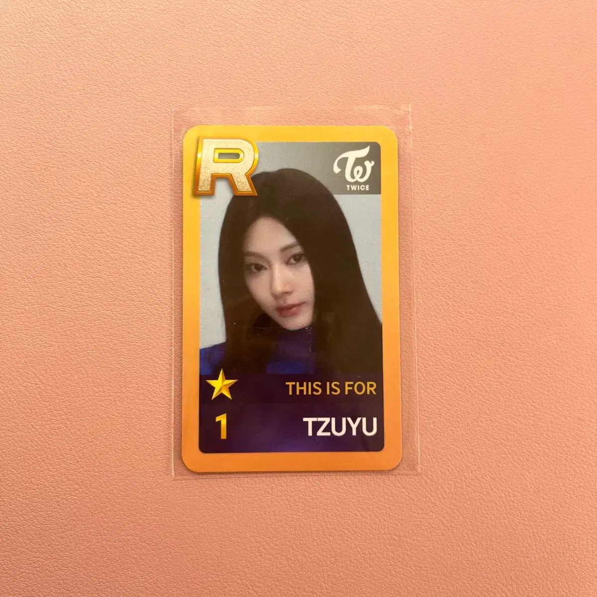 TWICE(トゥワイス) SuperStar JYP THIS IS FOR ツウィ(TZUYU) トレカ