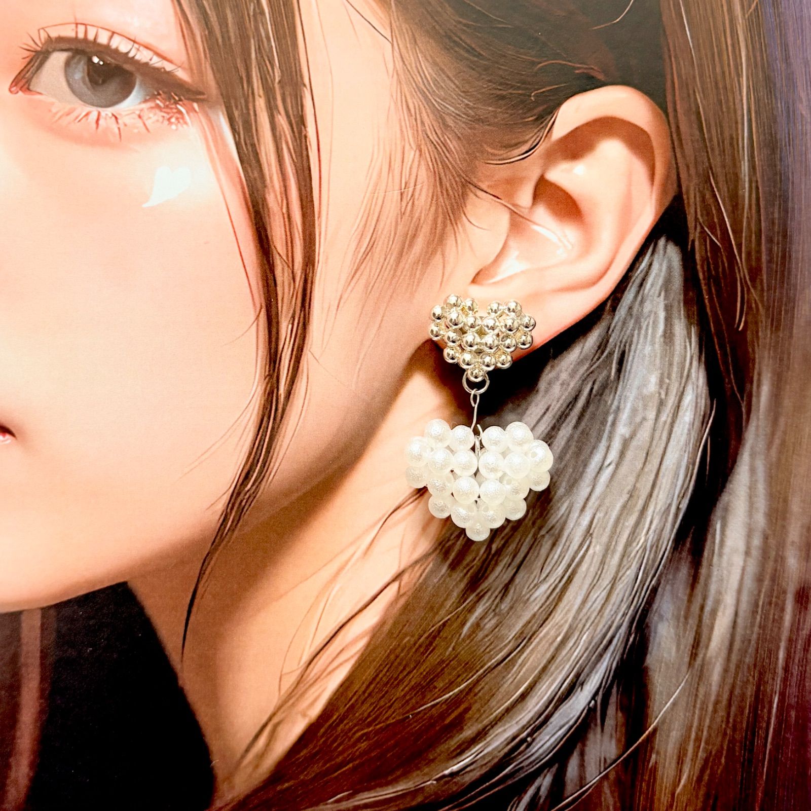 ハンドメイドピアス【No.11】 - メルカリ