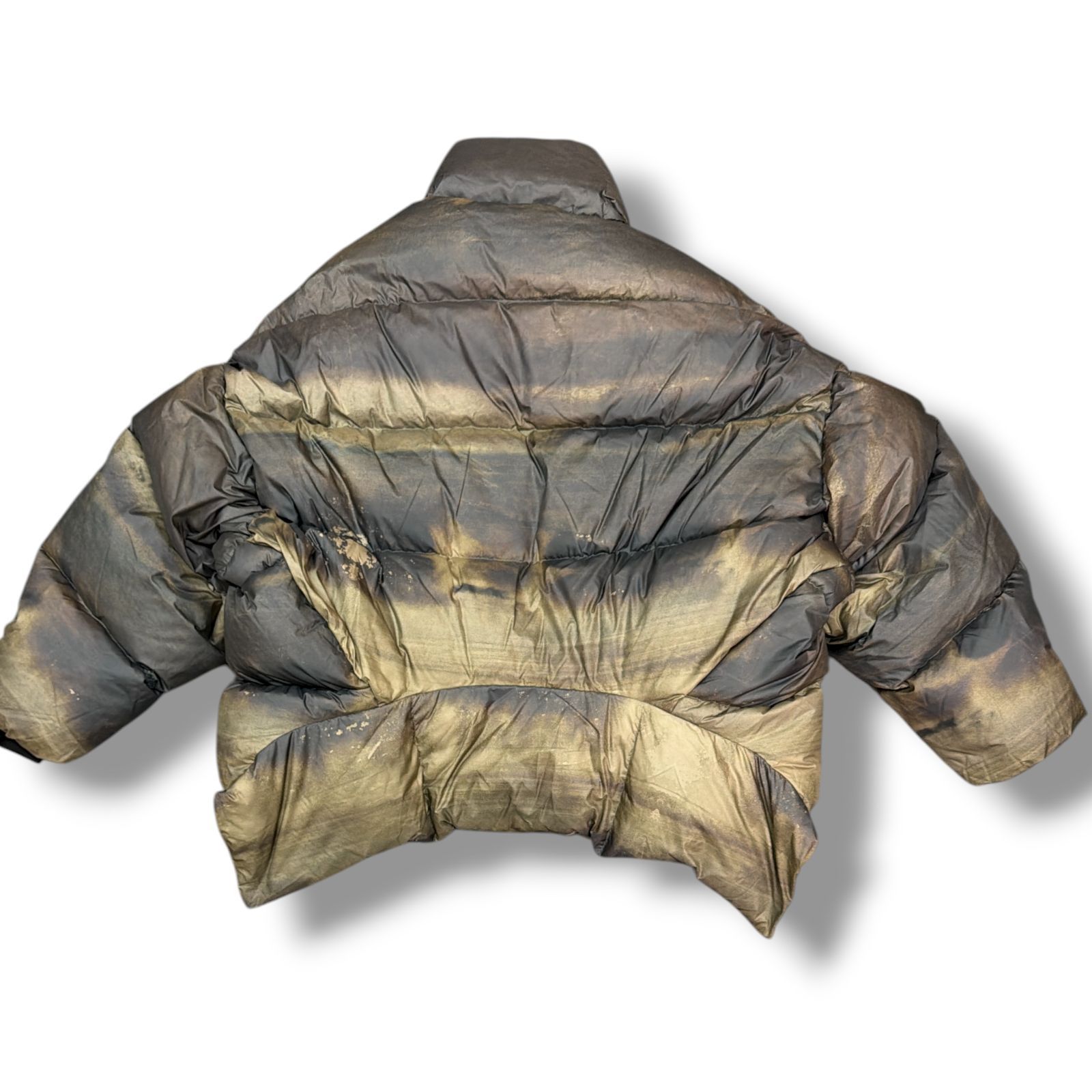 未使用 Feng Chen Wang 24AW FCW BROWN PRINTED DOWN JACKET プリント