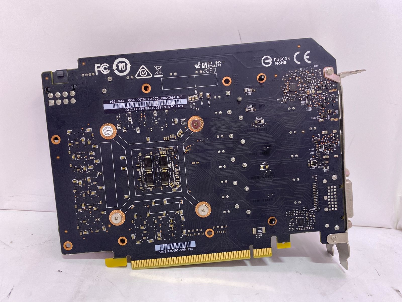 中古PCパーツ] GeForce GTX 1660 SUPER AERO ITX OC [PCIExp 6GB