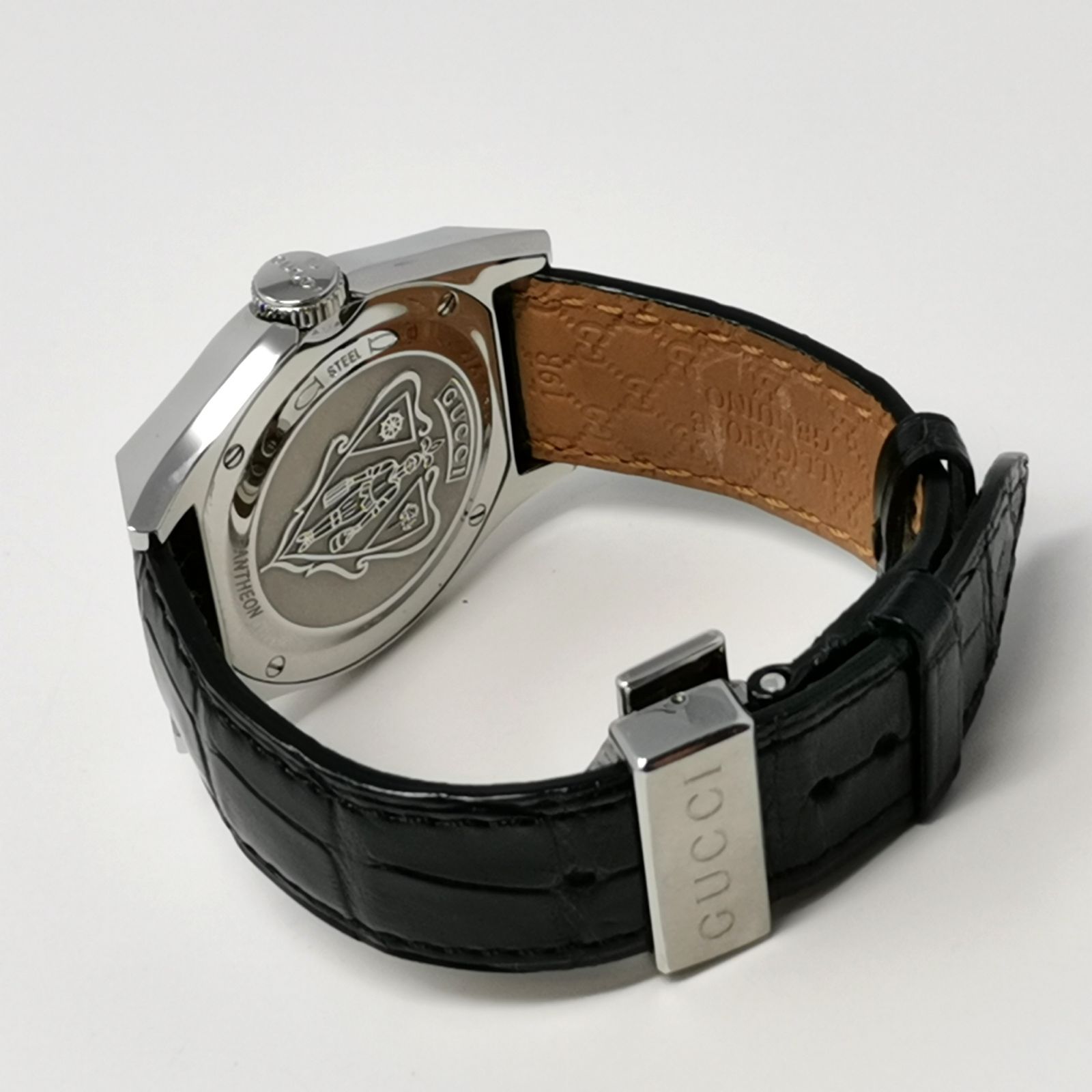 稼動品 GUCCI PANTHEON グッチ パンテオン ダイヤベゼル 10Pダイヤ