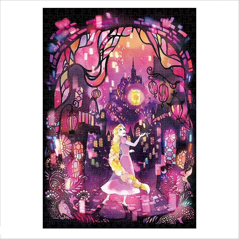 DSG-500-626 (25×36cm) 夜空にゆらめく灯り 塔の上のラプンツェル