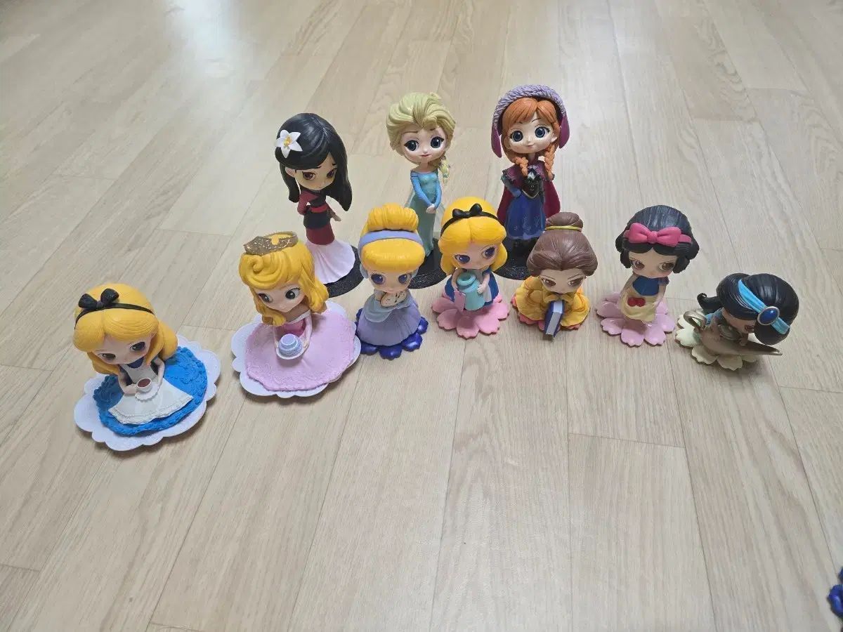 ディズニー プリンセス Qposket フィギュア 販売 9種 まとめ