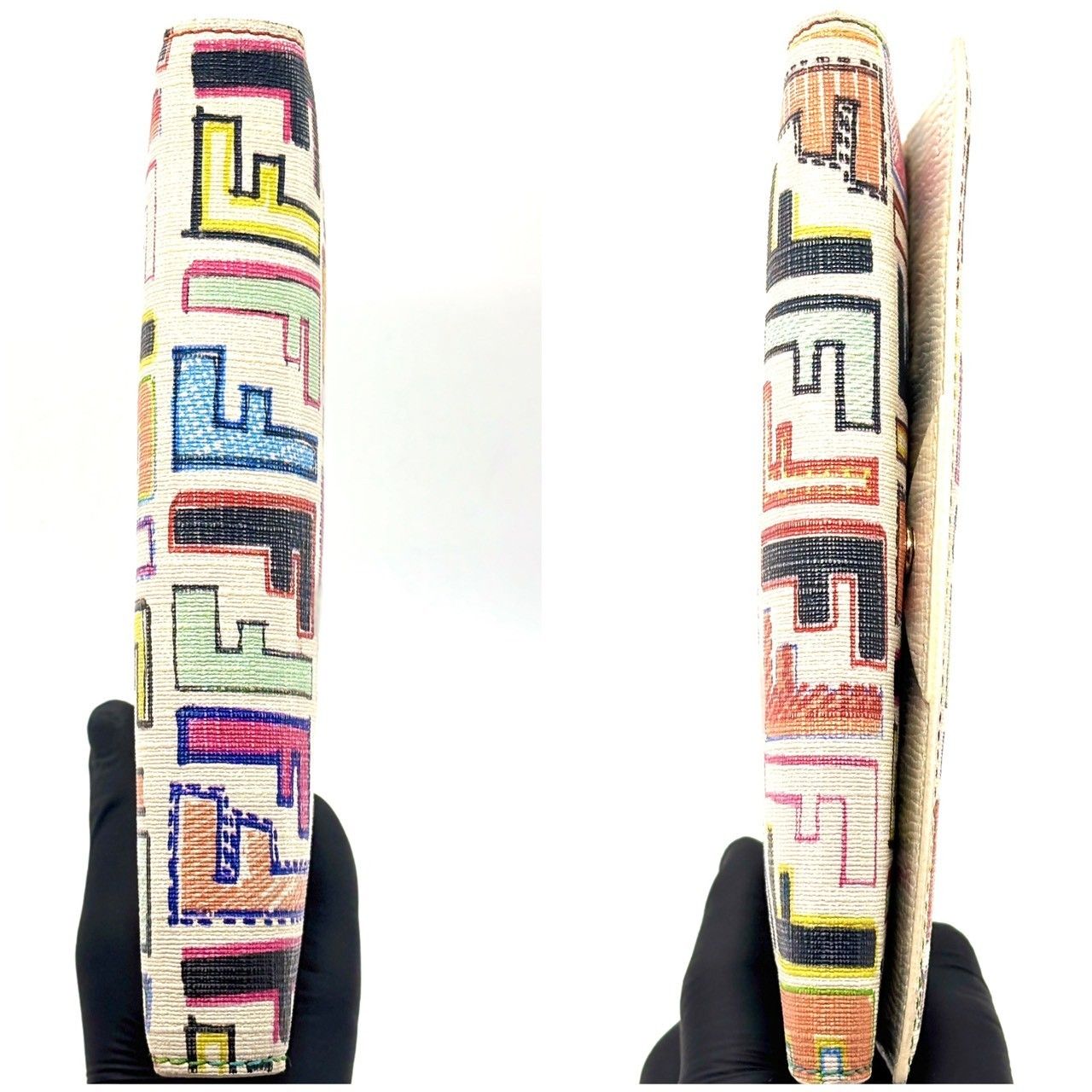 持つだけで差がつく✨ FENDI フェンディ 長財布 二つ折り マルチカラー
