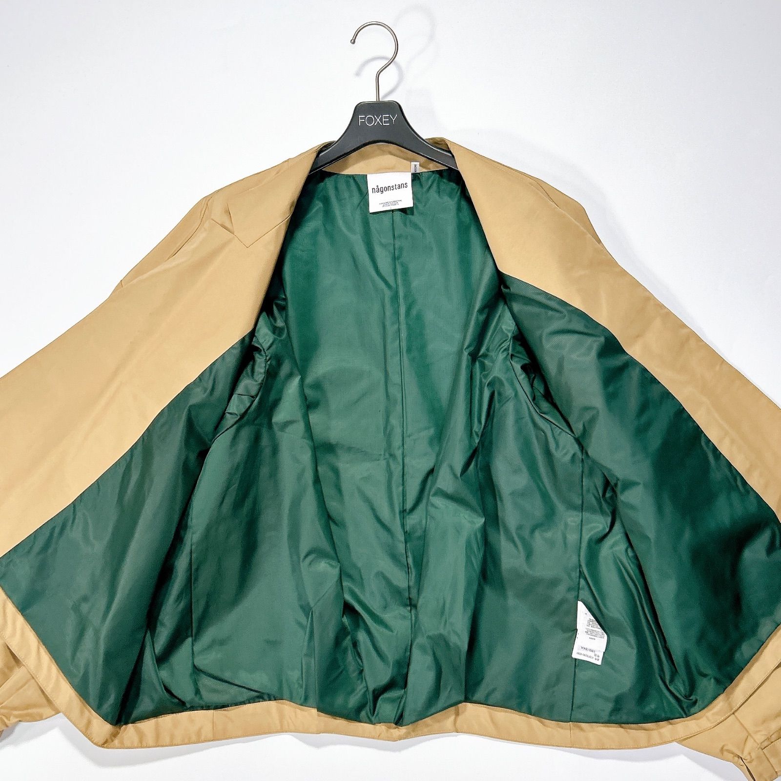 美品 nagonstans ナゴンスタンス ミクロッティオックス ノーカラー 