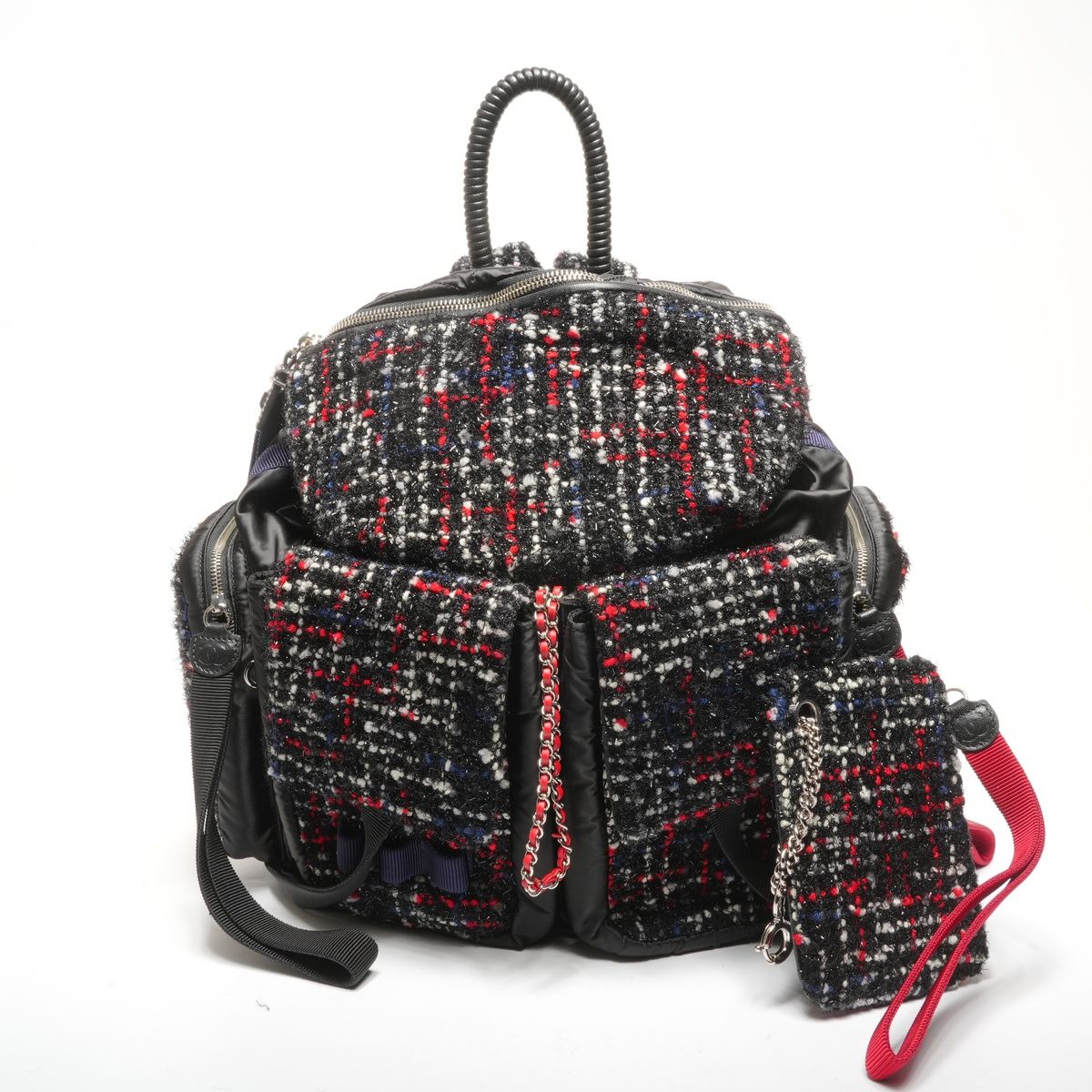 CHANEL シャネル　ツイード　リュック 楽天市場】【中古】【海外発送可】 CHANEL シャネル ツイード