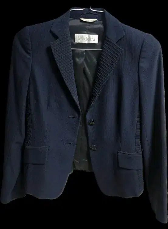 【新品】白タグ　紺ブレザー　マックスマーラ　Max Mara　ネイビージャケット 正規品 MAX MARA マックスマーラ ネイビー レディース セール