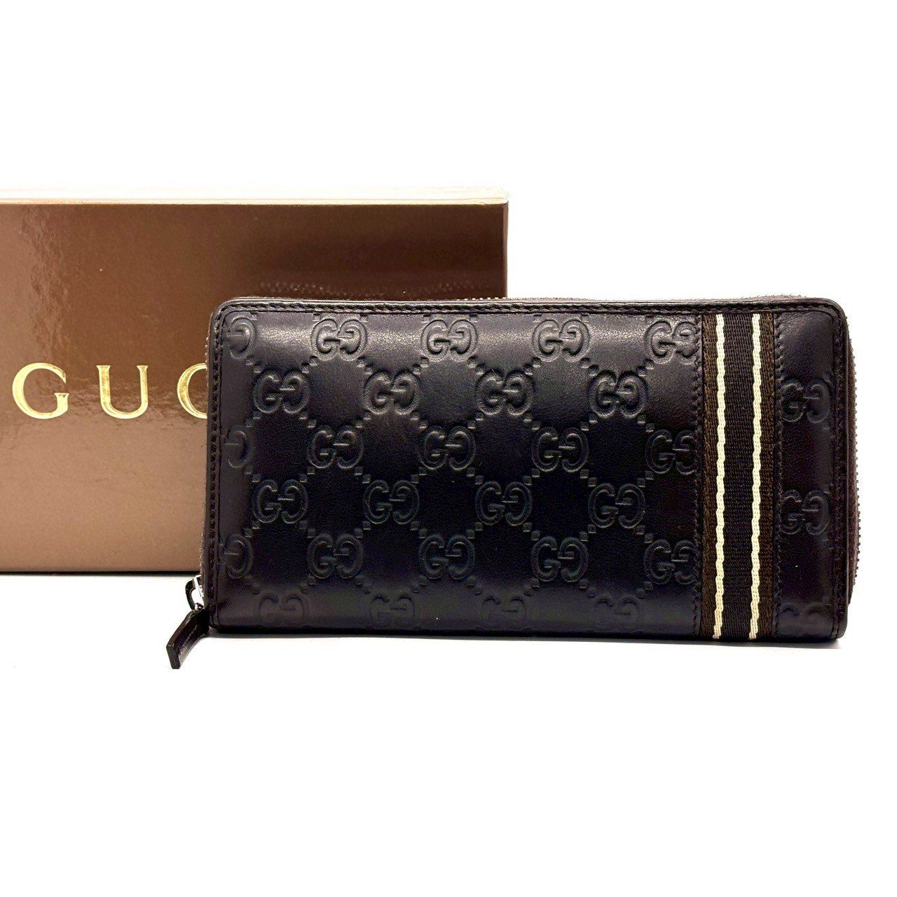 大人が選ぶ本命】 GUCCI グッチ 長財布 ラウンドファスナー 12カード 