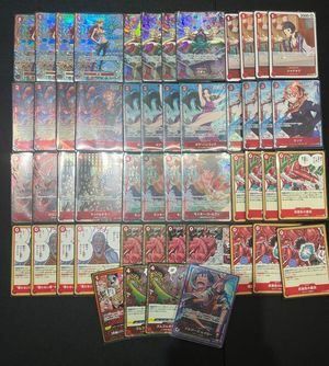 フルパラレル】赤レイリーデッキ ワンピースカードゲーム - メルカリ