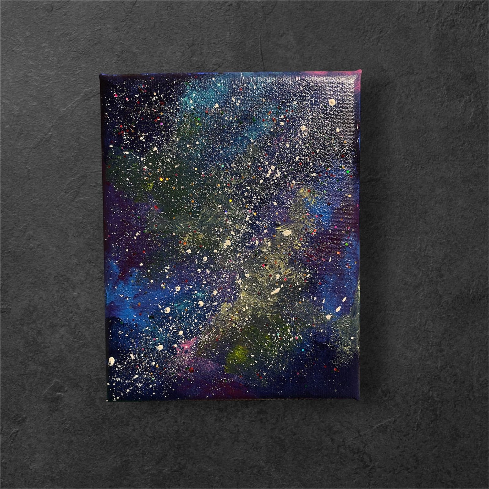 抽象画　原画　現代アート　絵画　インテリア 抽象画 原画 現代アート 絵画 インテリア 現代アート 62×44㎝ デニム