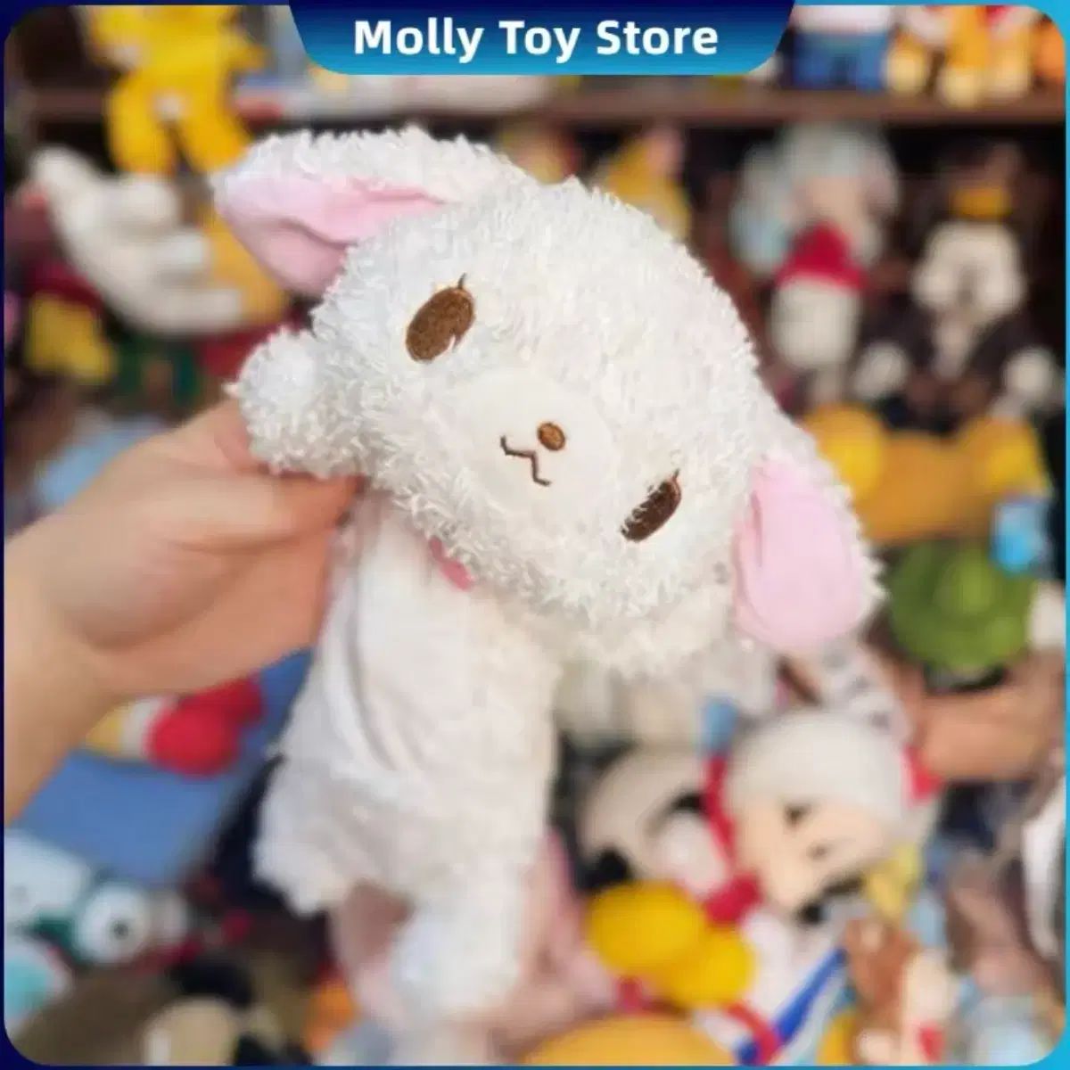 サンリオ シュガーバニーズ ぬいぐるみ　シロウサ 刺繍 サンリオ シュガーバニーズ シロウサ & クロウサ のぬいぐるみ Amazon