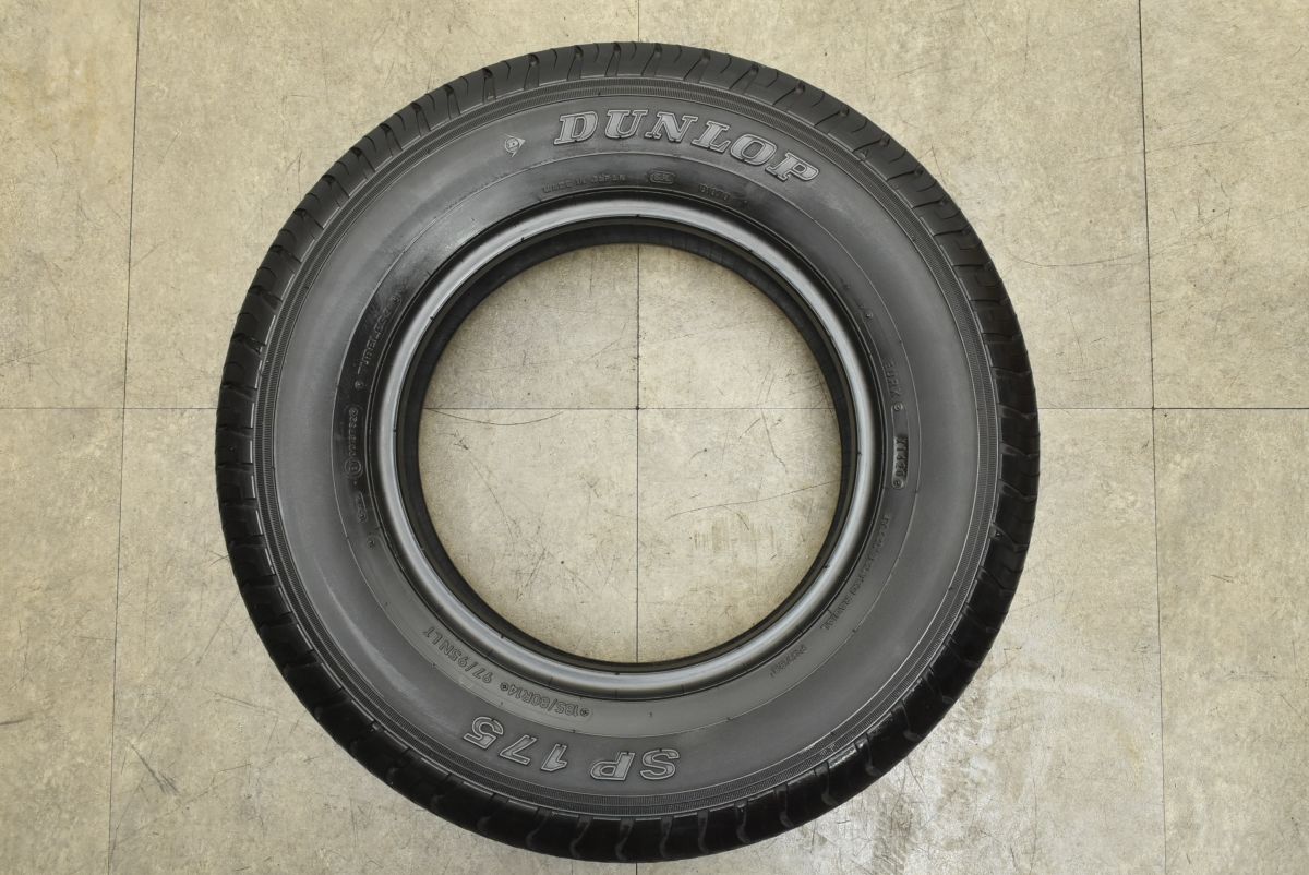 バリ溝】ダンロップ SP175 185/80R14 4本セット 交換用に LTタイヤ 
