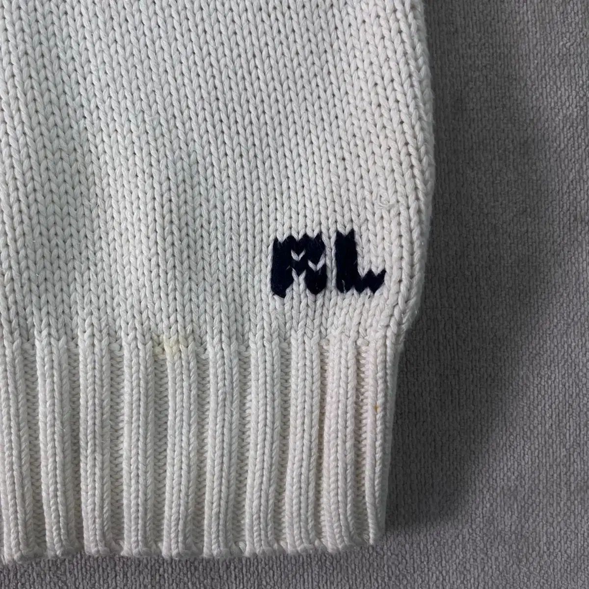 W 95 ポロラルフローレン 星条旗 ハーフジップ ニット - メルカリ