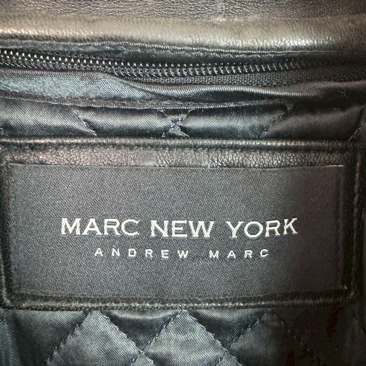 MARC NEW YORK マークニューヨーク レザージャケット キルティング