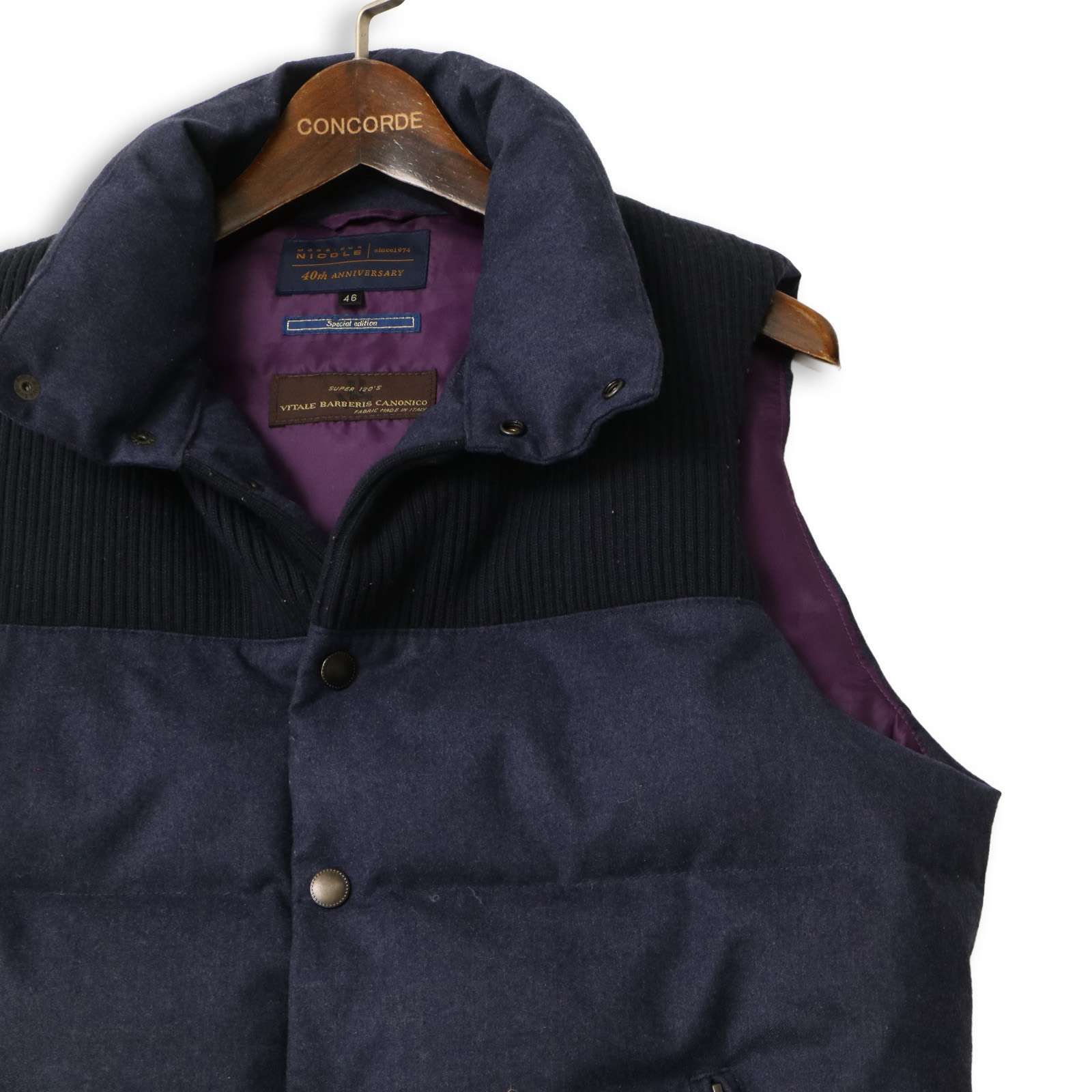 MONSIEUR NICOLE ムッシュ ニコル 40th ANNIVERSARY 【イタリア製生地