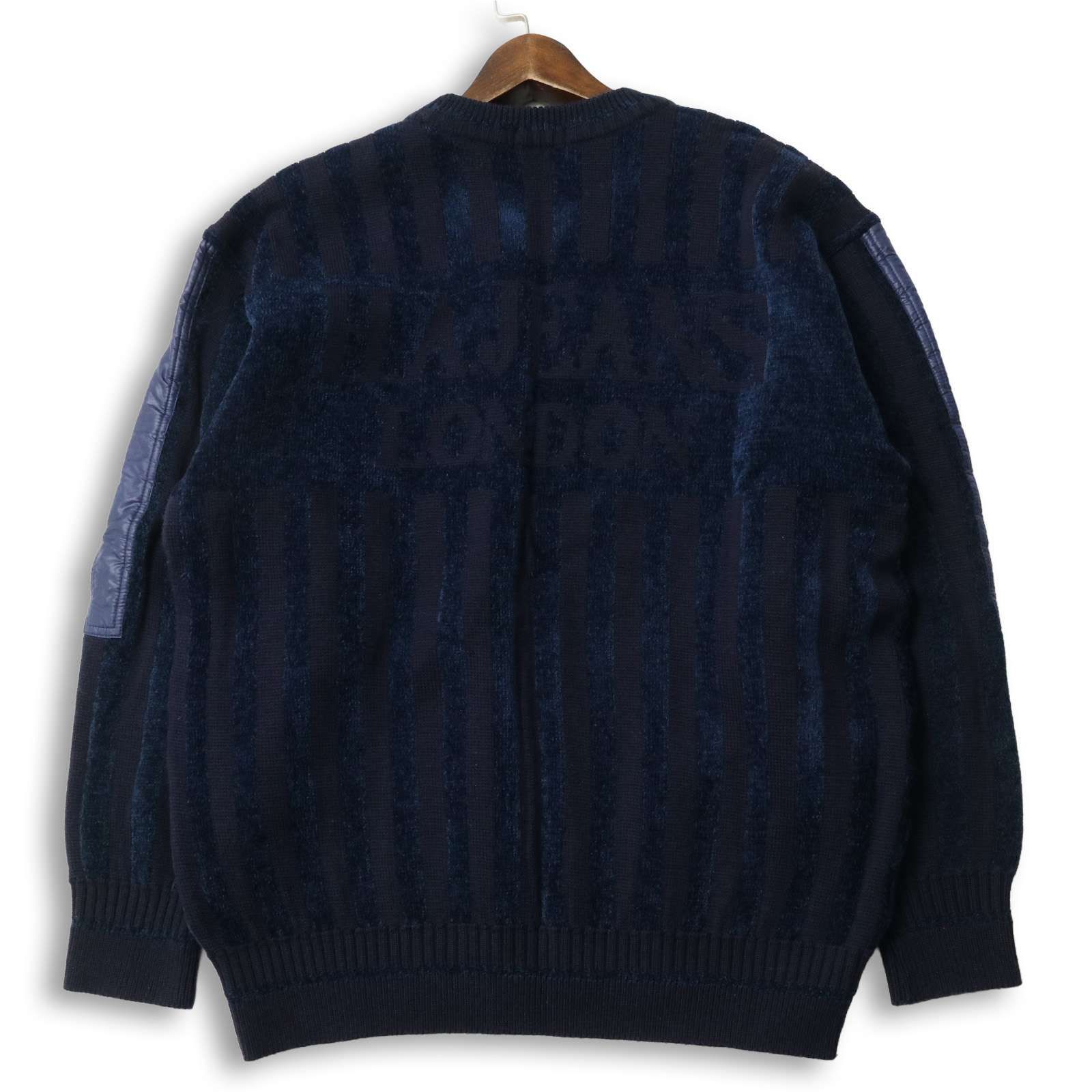 HARDY AMIES SPORT ハーディエイミス 秋冬 ウール☆ ロゴ 切替 