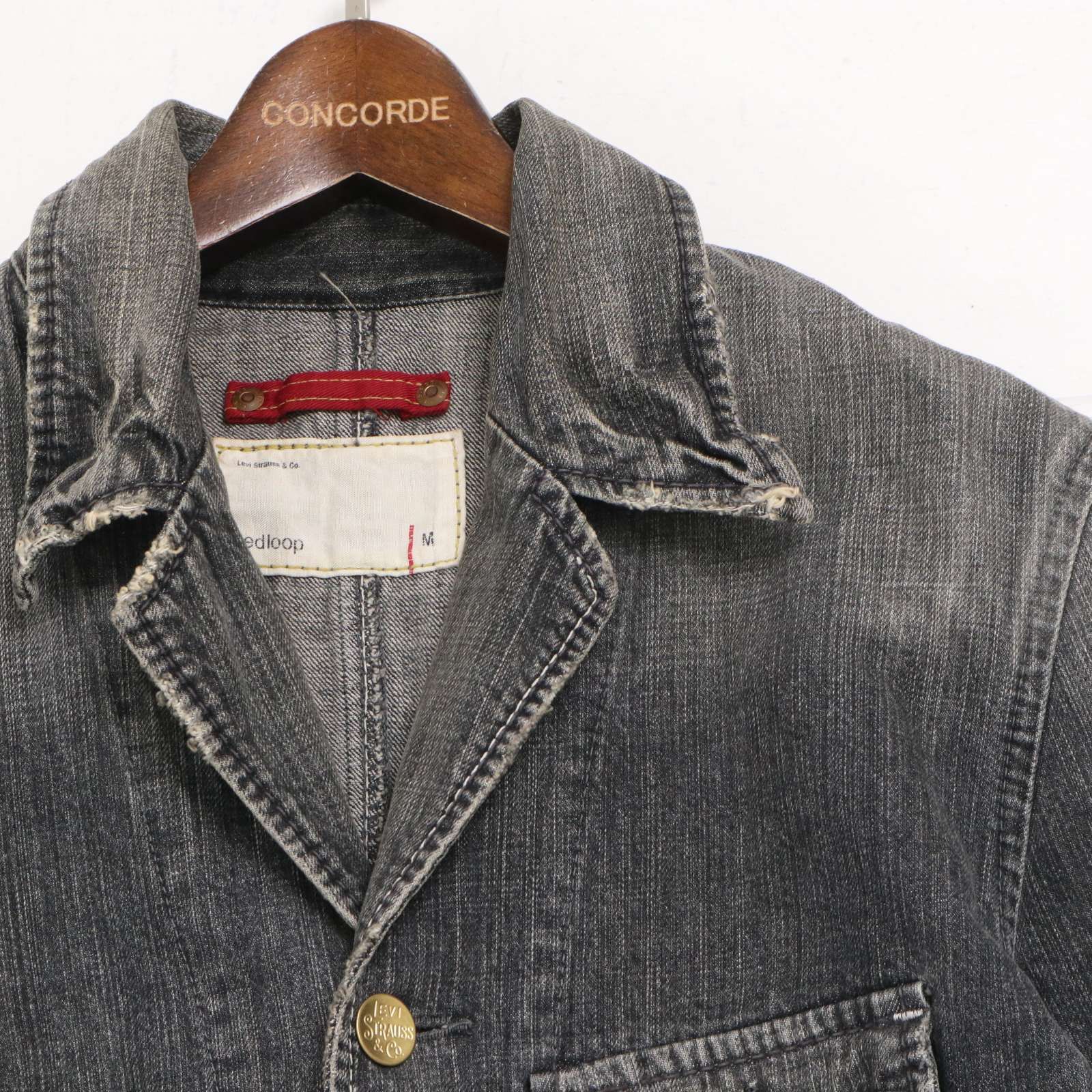 リーバイス　Redloop レッドループ　カバーオール　ダメージ加工　Lサイズ リーバイス Redloop レッドループ カバーオール ダメージ加工 Lサイズ