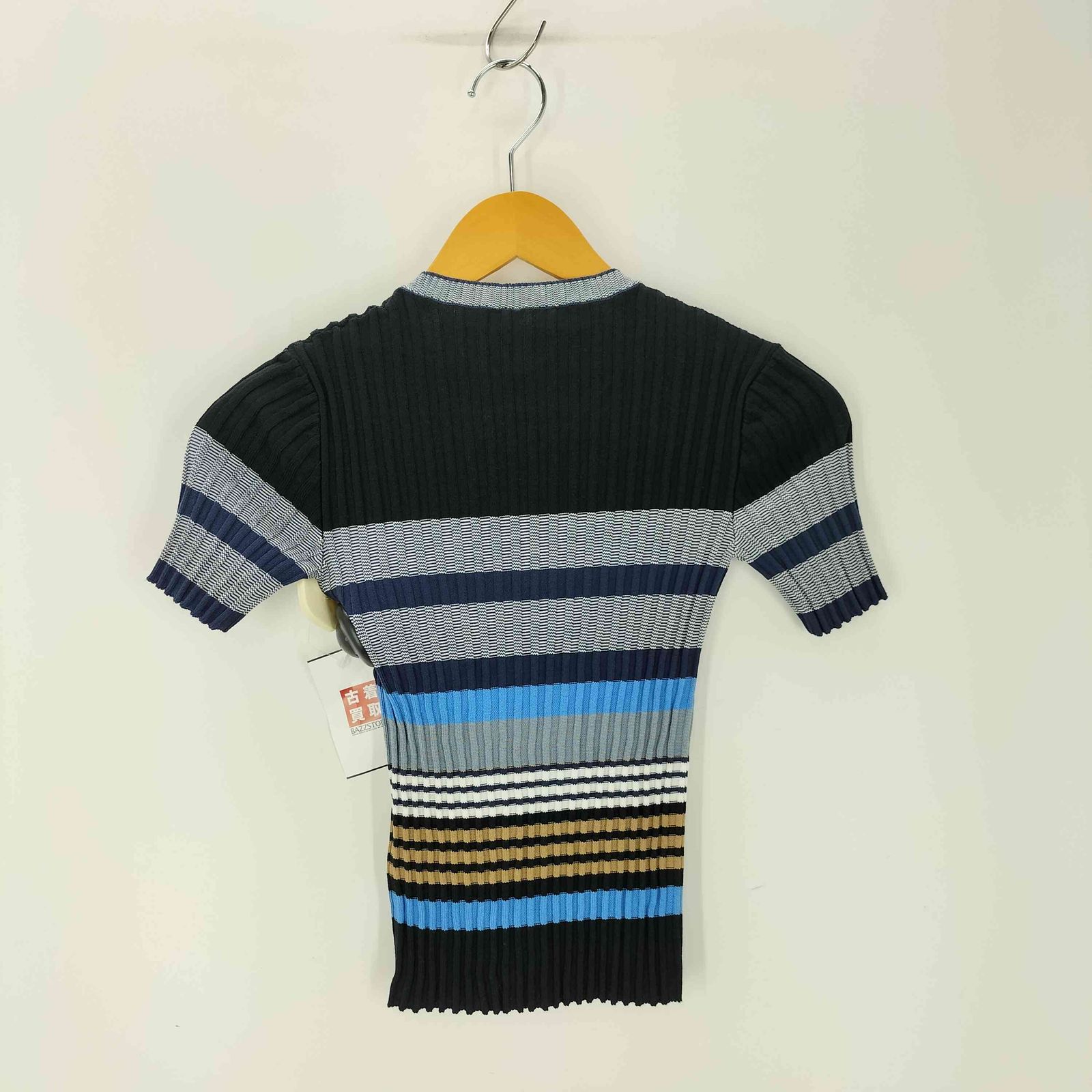 レッドヴァレンティノ RED VALENTINO マルチボーダー S/Sニット