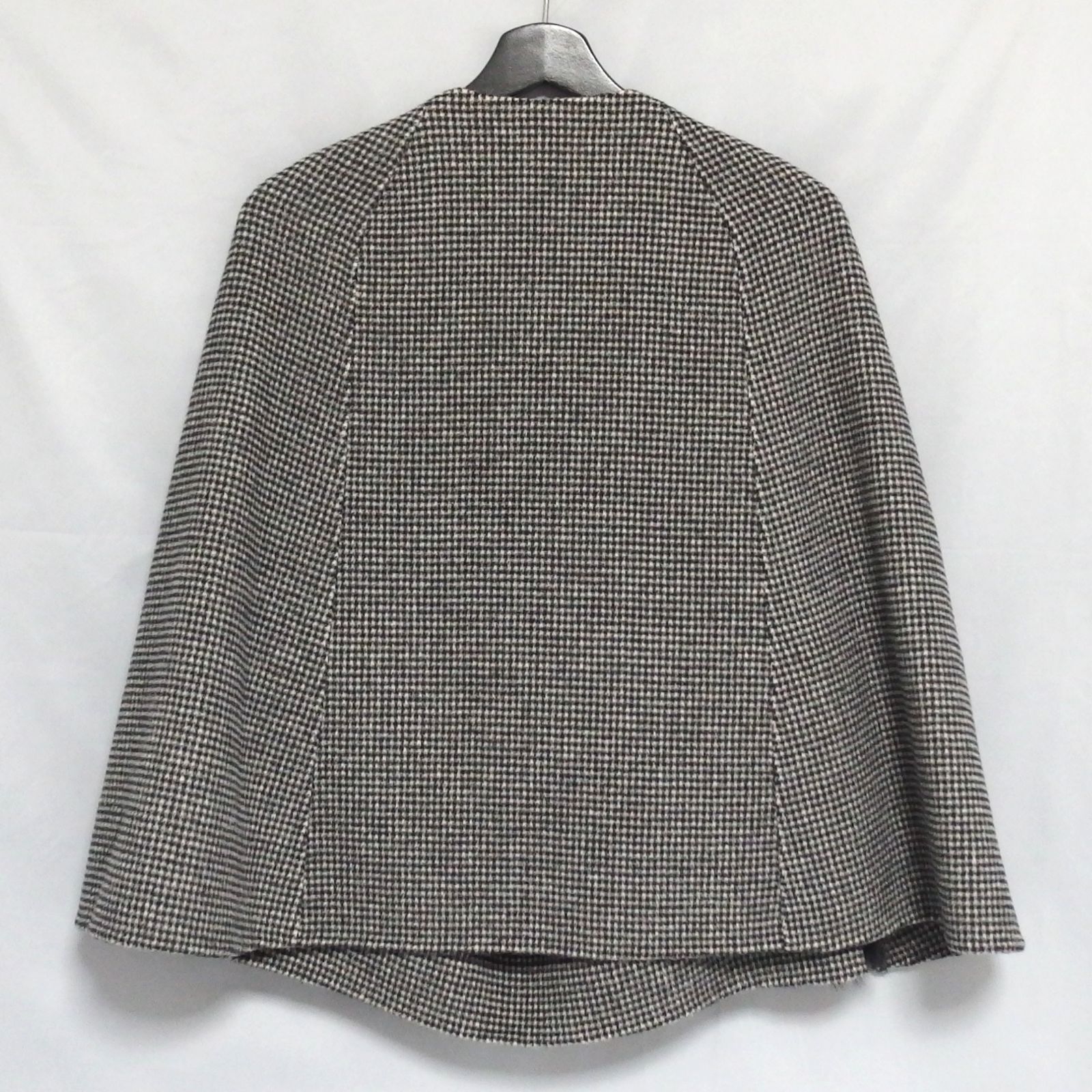 美品☆CELFORD ファーポケット リバーケープジャケット 23AW 黒 セル