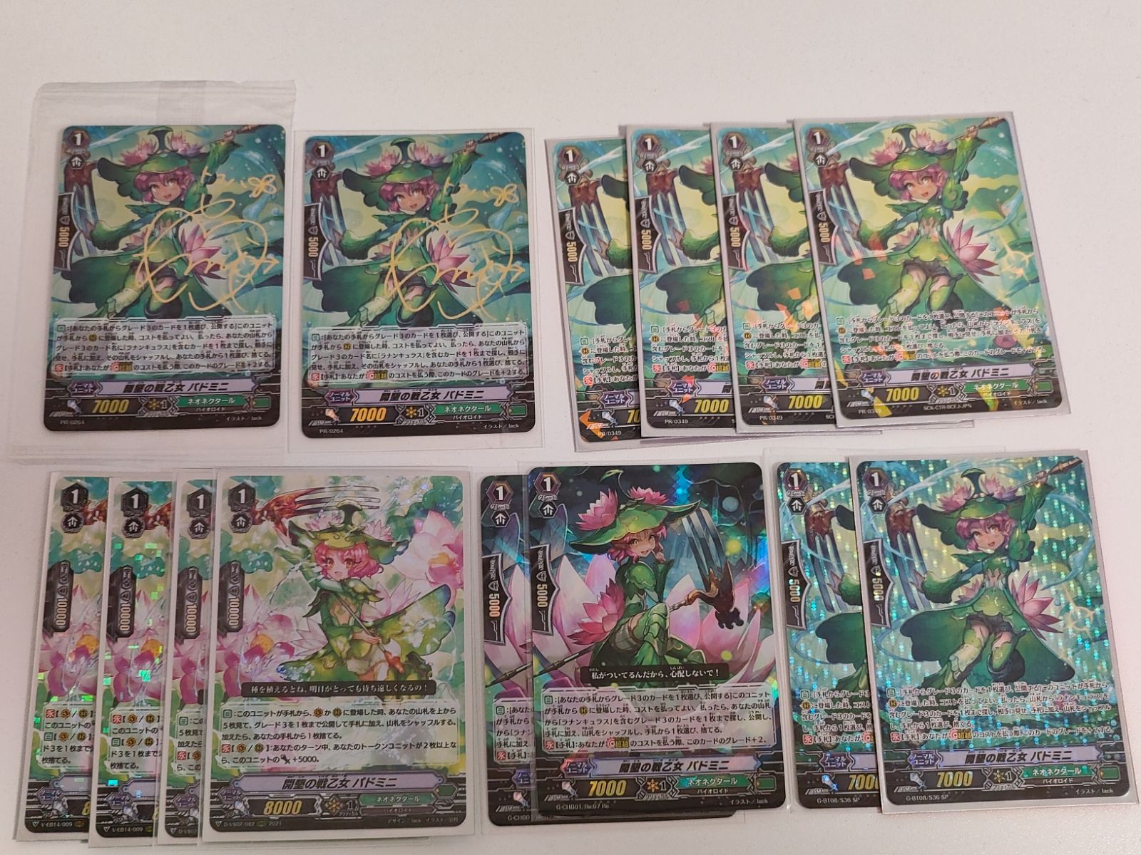 fym27-6 ヴァンガード 開墾の戦乙女 パドミニ PR プロモ サイン 未開封