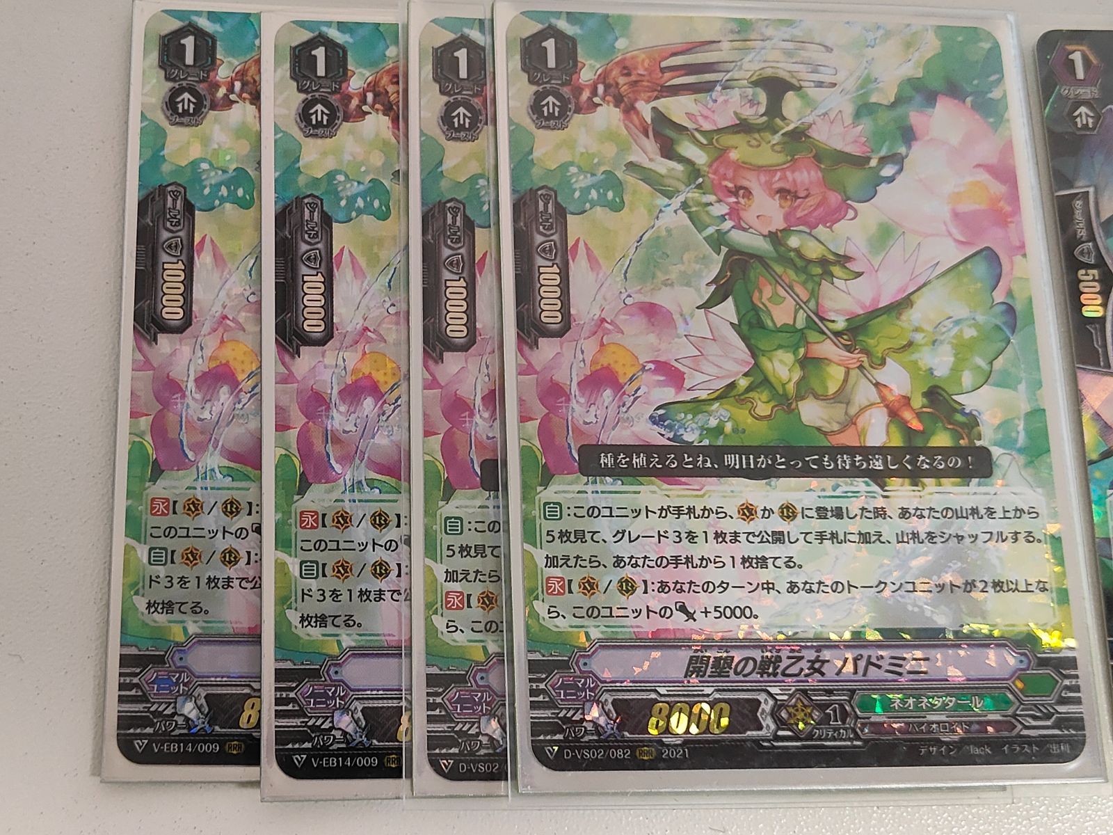 fym27-6 ヴァンガード 開墾の戦乙女 パドミニ PR プロモ サイン 未開封