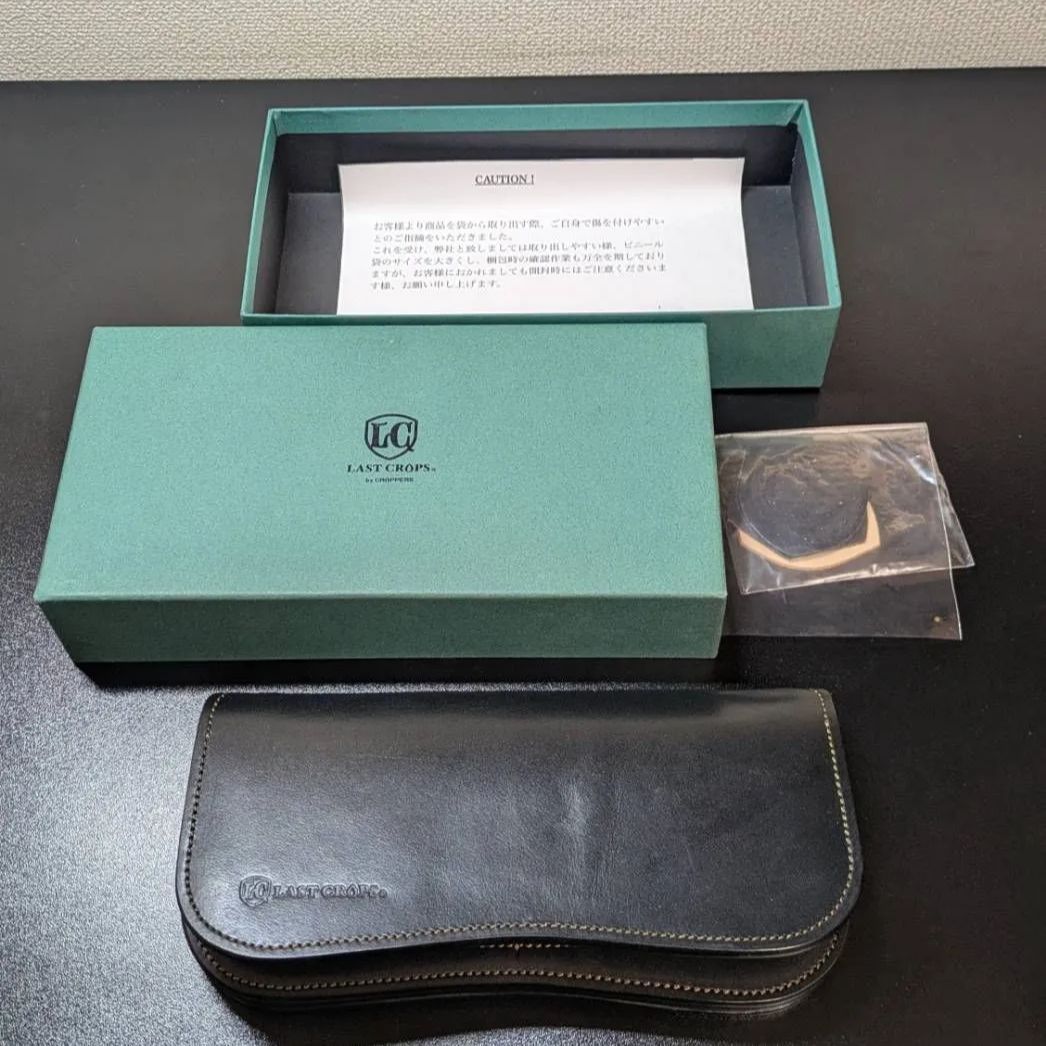 箱付き】LAST CROPS ラストクロップス ブリスターL コードバン 長財布