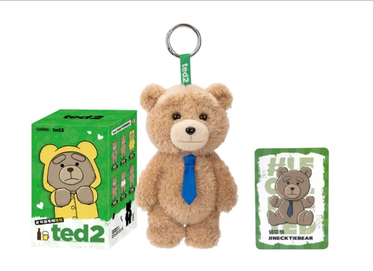 ポップマート Ted2 テディ ベア アクションぬいぐるみペンダント