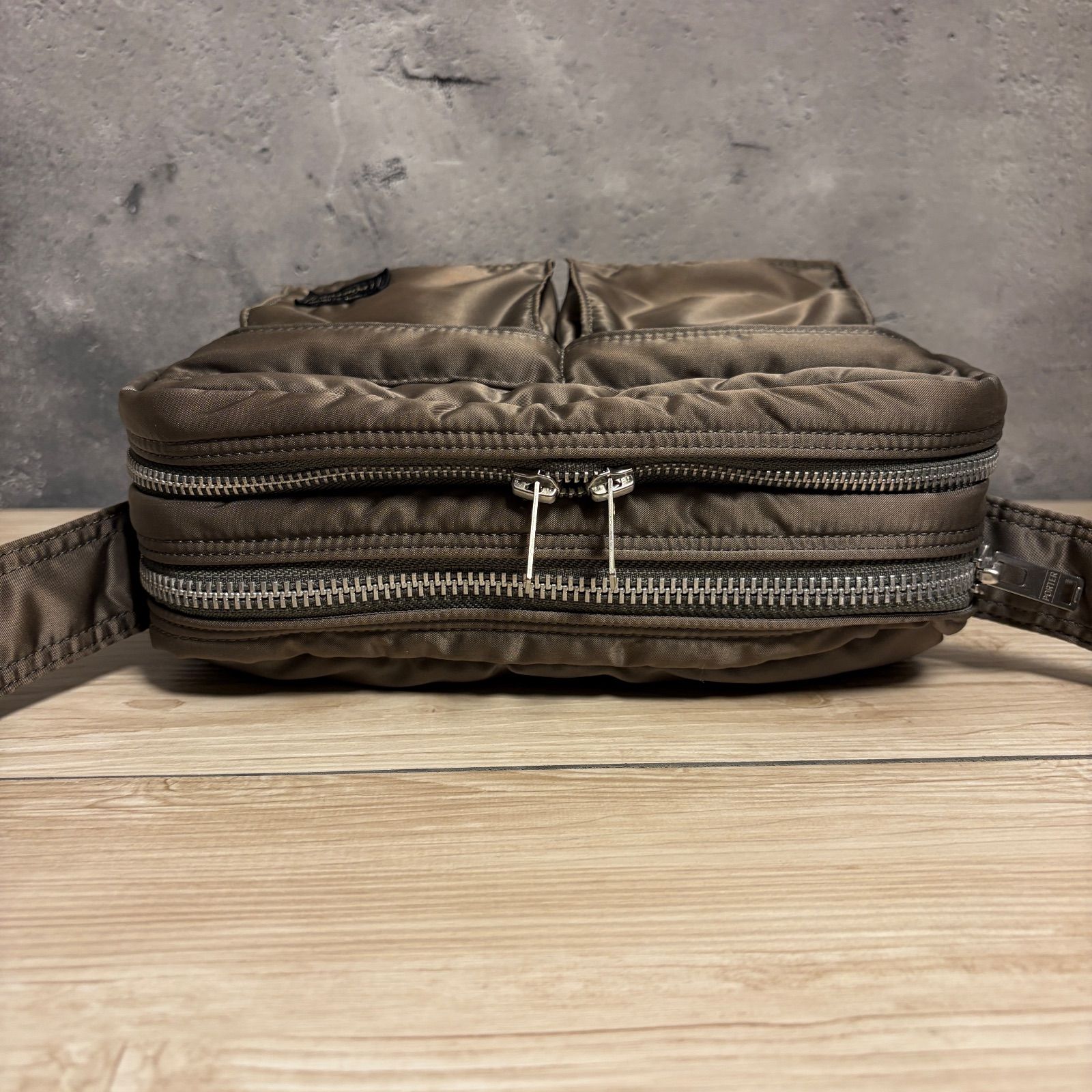 ✨PORTER ポーター タンカー ショルダーバッグ シルバー ナイロン