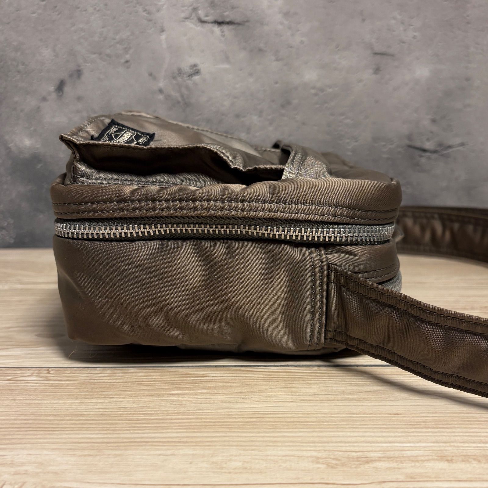 ✨PORTER ポーター タンカー ショルダーバッグ シルバー ナイロン