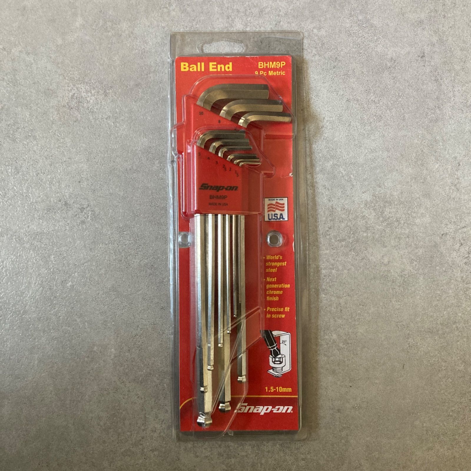 Snap-on スナップオン ボールヘックスレンチセット 9ピース