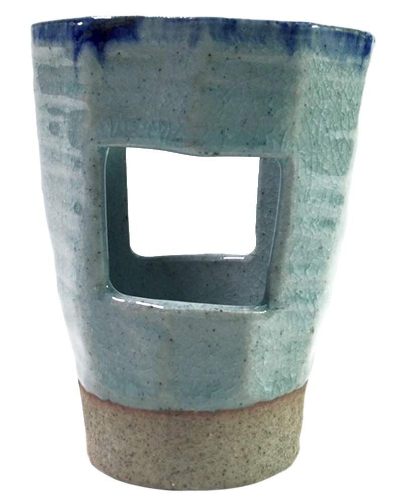 【在庫処分】x x H12cm 8 ] HANDMADE 約9 プレゼント [ ギフト しゃもじ＆マヨネーズ立て 和食器 清流 かわいい キッチン用品 インテリア