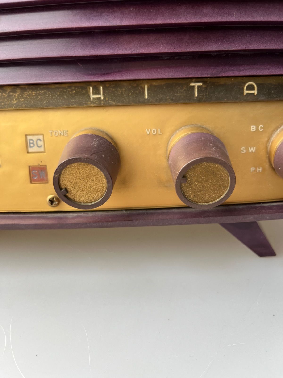 動作確認済み ショップ PJ-651D 日立真空管ラジオ アンティーク 昭和