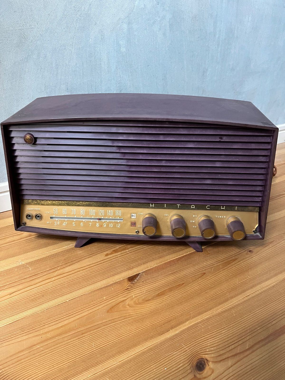 昭和アンティーク☆日立製作所真空管ラジオ 日立、昭和レトロ 真空管ラジオ S-539 - メルカリ