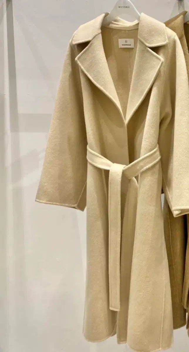 公式 ウッドセージ ハンドメイド カシミア ロングコート Whim Gazette
